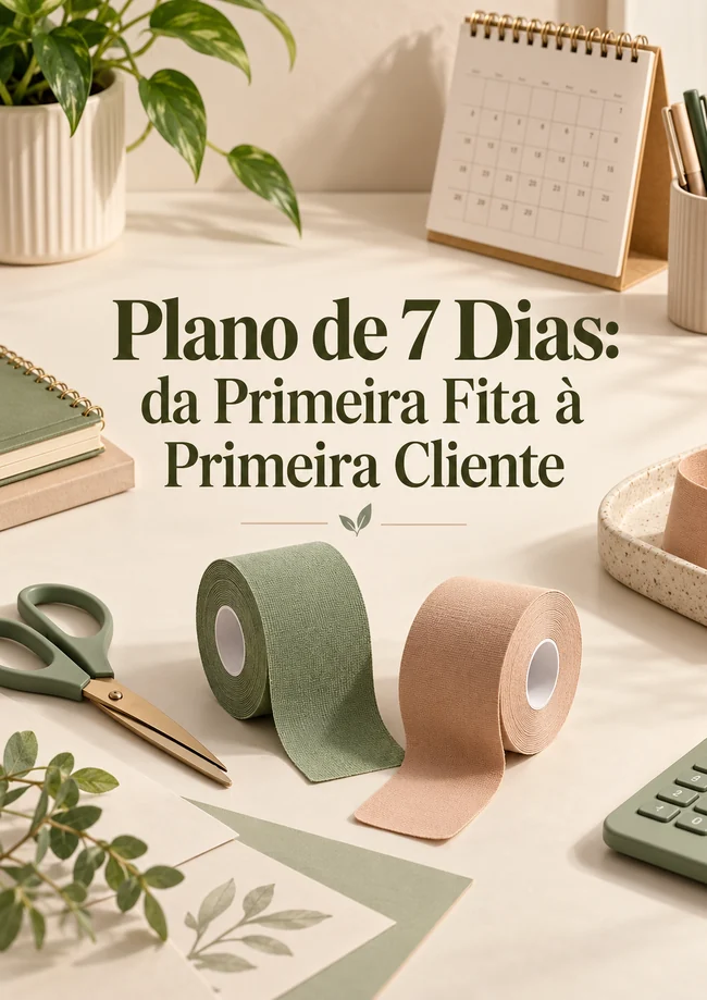 Capa original do bônus Plano de 7 Dias: da Primeira Fita à Primeira Cliente