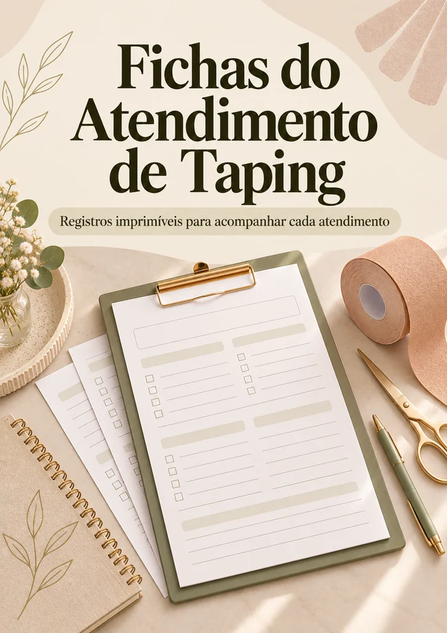 Capa original do bônus Fichas do Atendimento de Taping